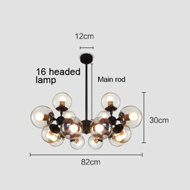 Modern Glass Pendant Light Nordic Dining Room Kitchen Hanglamp Designer Hanging Lamp Avize Lustre