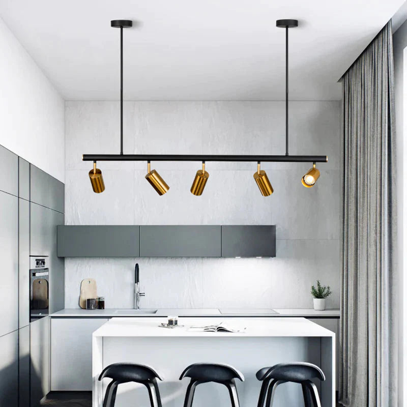 Europe Nordic Copper Brass Pendant Lights Modern Lamp Bedroom Dinning Bar Hanglamp Golden Spotlight
