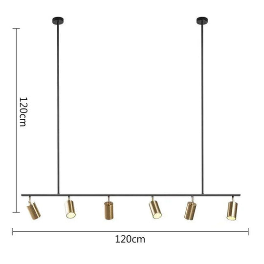 Europe Nordic Copper Brass Pendant Lights Modern Lamp Bedroom Dinning Bar Hanglamp Golden Spotlight