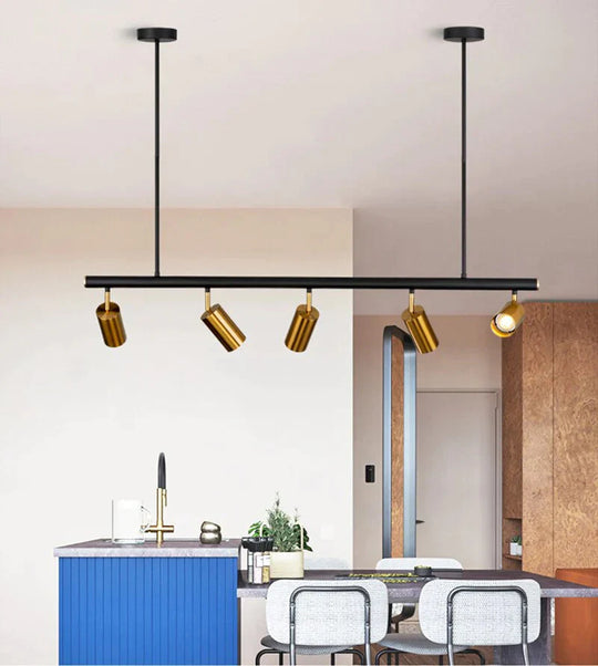 Europe Nordic Copper Brass Pendant Lights Modern Lamp Bedroom Dinning Bar Hanglamp Golden Spotlight