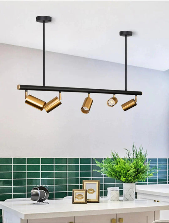Europe Nordic Copper Brass Pendant Lights Modern Lamp Bedroom Dinning Bar Hanglamp Golden Spotlight