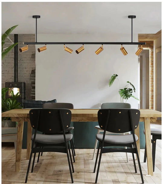 Europe Nordic Copper Brass Pendant Lights Modern Lamp Bedroom Dinning Bar Hanglamp Golden Spotlight