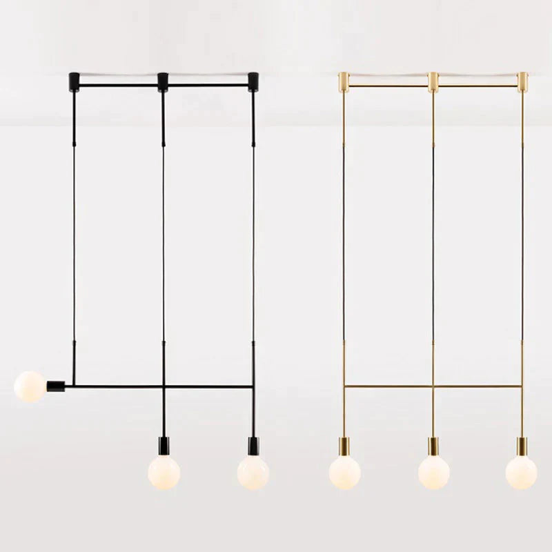 Modern Iron Pendant Light Northern Europe Creative Branches Hanging Lamp Loft Luminarias Industrial