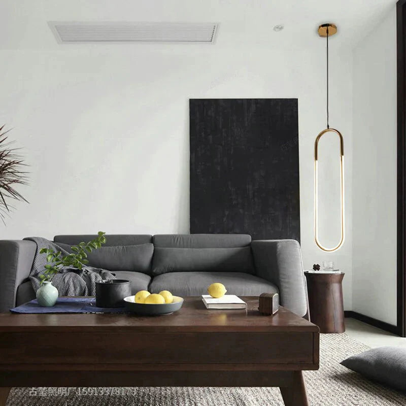 Nordic Light Tube Pendant Industrial Lamp Lustre Pendente Hanging Lights Living Room Home Loft
