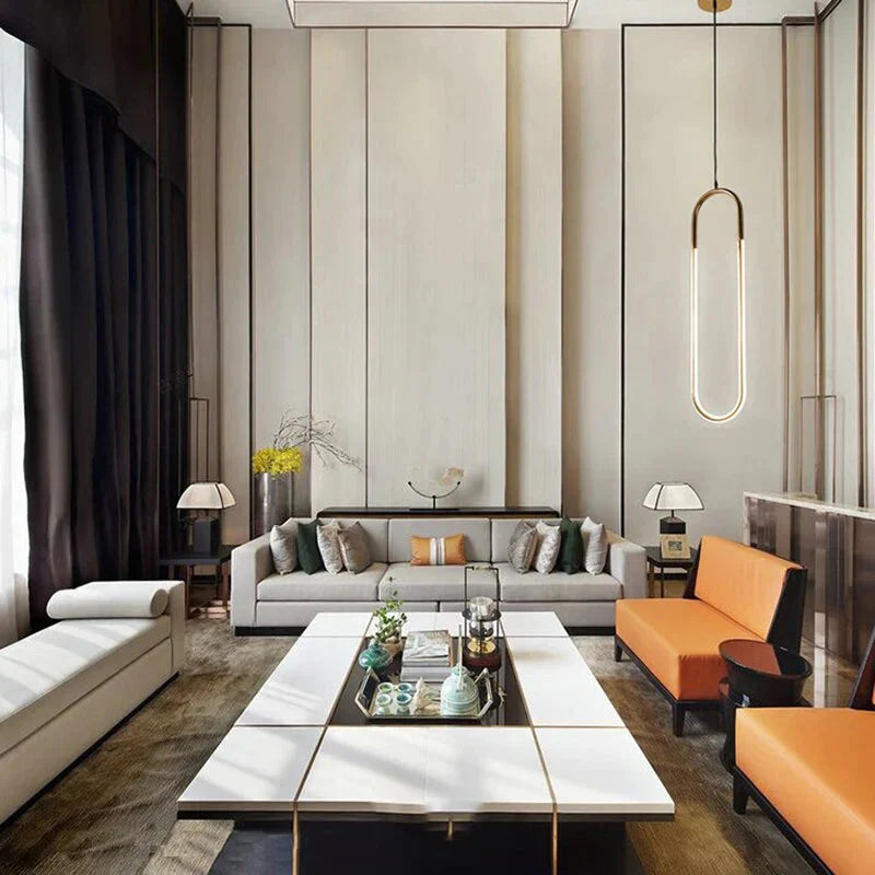 Nordic Light Tube Pendant Industrial Lamp Lustre Pendente Hanging Lights Living Room Home Loft