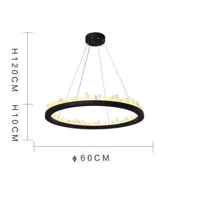 Modern Chandelier Lustre Led Living Room Crystal Lamp Hotel Villa Exhibition Hall Art Decoration