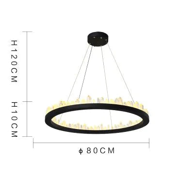 Modern Chandelier Lustre Led Living Room Crystal Lamp Hotel Villa Exhibition Hall Art Decoration