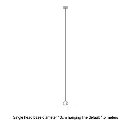 Crystal Chandeliers Lighting Loft Hanging Lamp Staircase Modern Luxury Long Wire Cristal Balls