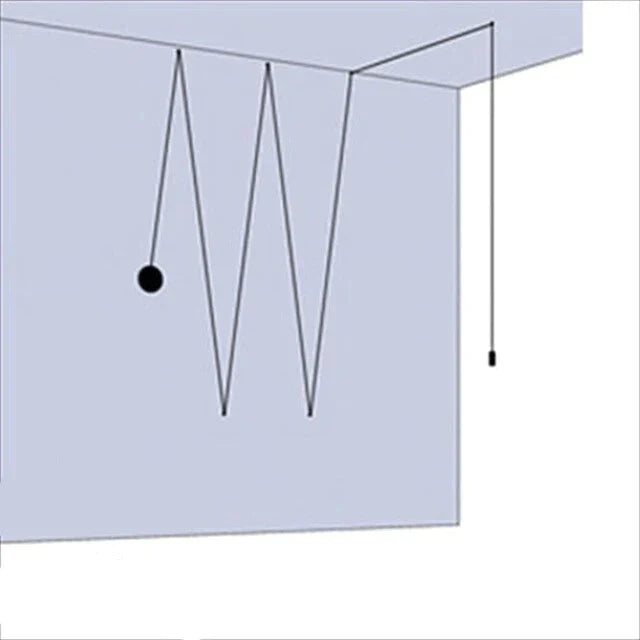 Simple Hanging Lamp Minimalist Pendant For Home Living Meeting Room Corridor Bedroom Lighting