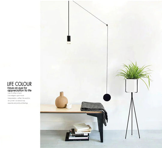 Simple Hanging Lamp Minimalist Pendant For Home Living Meeting Room Corridor Bedroom Lighting