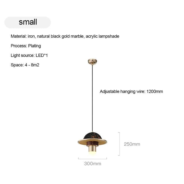 Nordic Pendant Lamp Light Luxury Bedside Lights Hanging Lighting Restaurant Bar Teahouse Hall