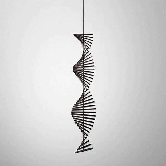 Creative Pendant Light Modern Fishbone Hanging Lamp For Bedroom Restaurant Office Minimalist