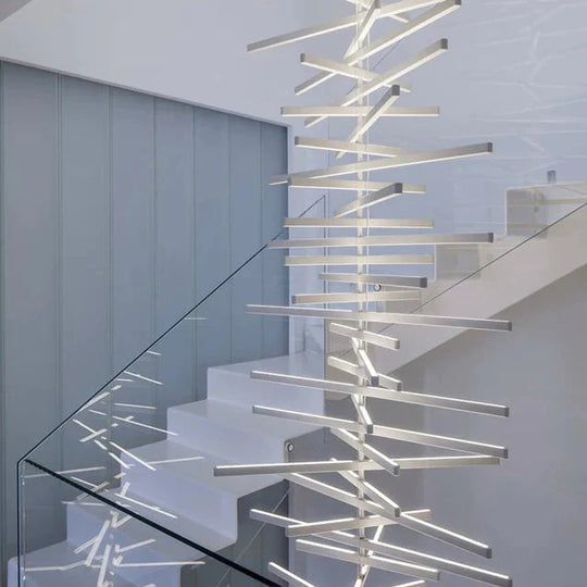 Creative Pendant Light Modern Fishbone Hanging Lamp For Bedroom Restaurant Office Minimalist