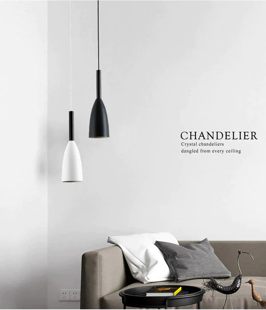 Nordic Simple Pendant Light E27 Led Modern Led Hanging Lamp For Bedroom Living Room Lobby