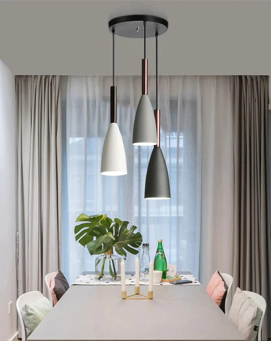 Nordic Simple Pendant Light E27 Led Modern Led Hanging Lamp For Bedroom Living Room Lobby