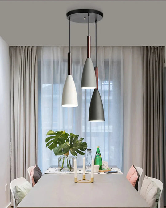 Nordic Simple Pendant Light E27 Led Modern Led Hanging Lamp For Bedroom Living Room Lobby