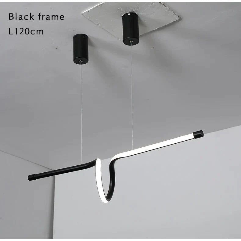 Blue Time Led Pendant Light For Home Modern Ceiling Lamp Dining Room Kitchen Living Hanging