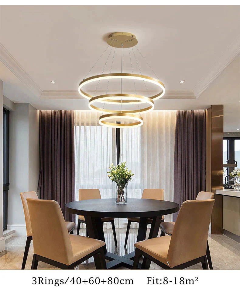 High Quatily Modern Led Pendant Light For Large Living Room Staircase Dining Kitchen Hotel Hanging