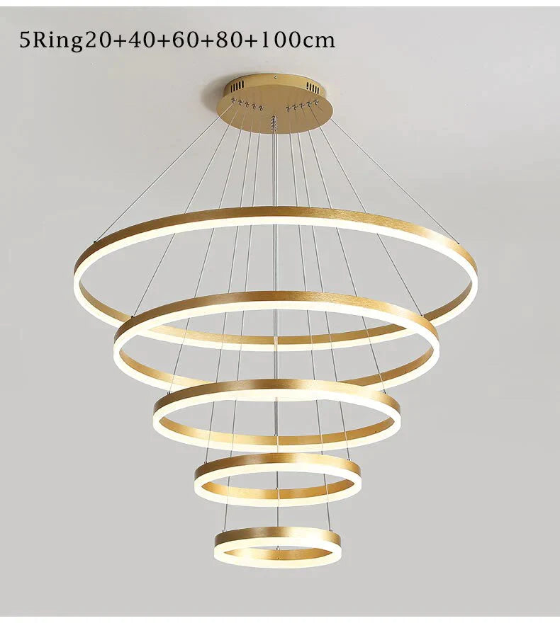 High Quatily Modern Led Pendant Light For Large Living Room Staircase Dining Kitchen Hotel Hanging