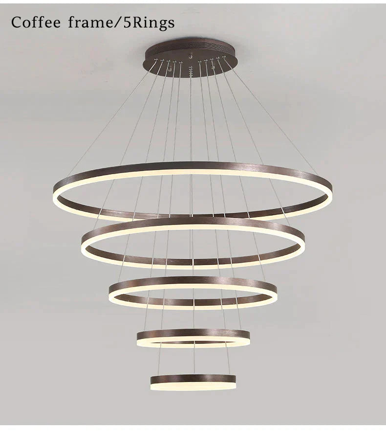 High Quatily Modern Led Pendant Light For Large Living Room Staircase Dining Kitchen Hotel Hanging