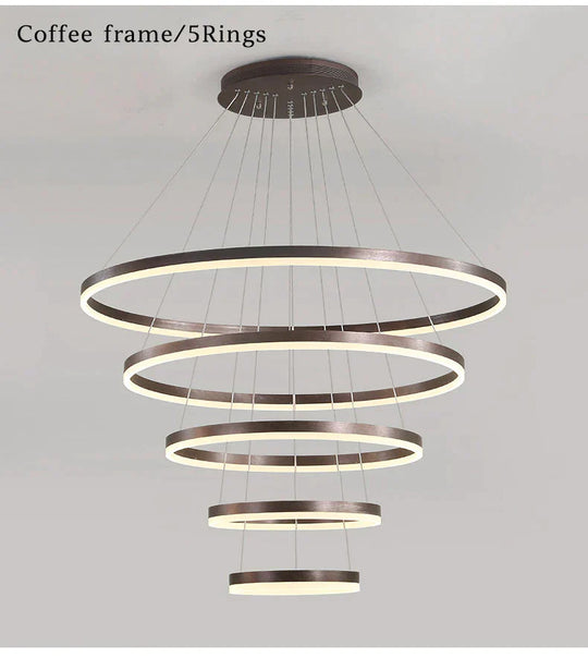 High Quatily Modern Led Pendant Light For Large Living Room Staircase Dining Kitchen Hotel Hanging