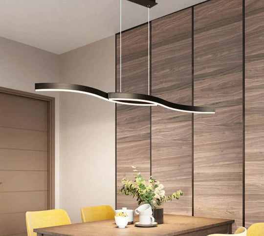Acrylic Modern Led Pedant Light Hanging Lamp 120Cm 100Cm New Pendant For Dining Room Kitchen Office