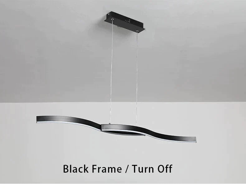 Acrylic Modern Led Pedant Light Hanging Lamp 120Cm 100Cm New Pendant For Dining Room Kitchen Office