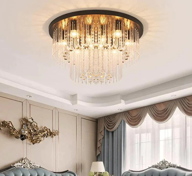 Creative Crystal Pendant Lights Bedroom Lamp Fixture For Living Room Kitchen Dining Nordic