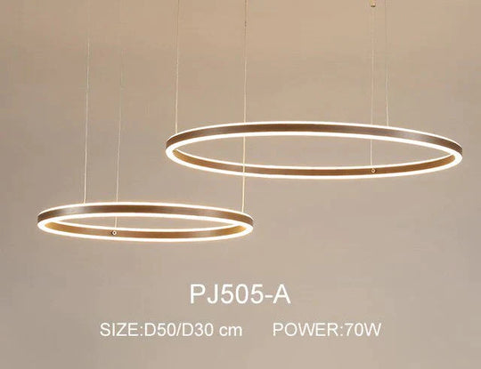 Nordic Led Pendant Lights Art Free Combination Rings Cord Lamp For Living Room Kitchen Cafe Bedroom
