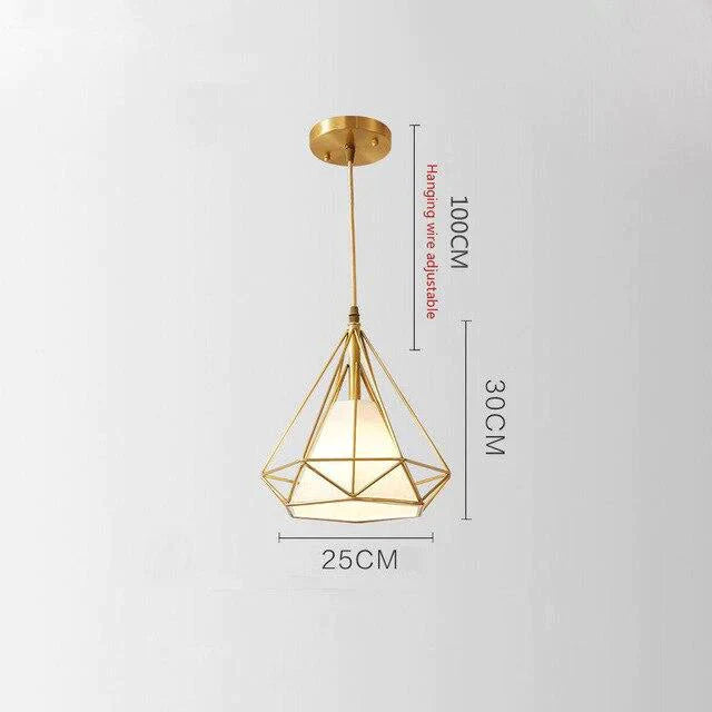 Retro Loft Industrial Led Pendant Lights Copper Hanging For Kitchen Living Room Bedroom Aisle