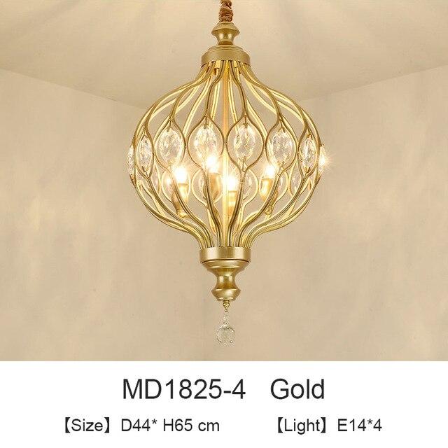 Nordic Crystal Pendant Lights Black Dining Table Lamp Hanging Light For Kitchen Living Room Bedroom