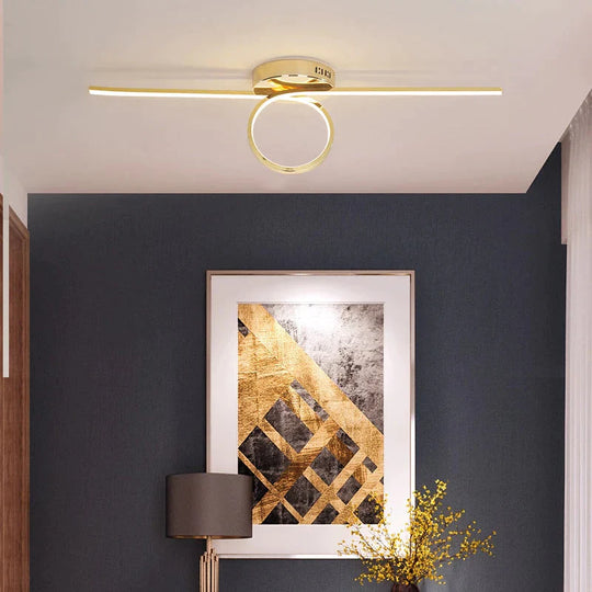 Chrome Gold Plated Pendant Lights For Dining Room Kitchen Corridor Lamp Hanging Fixtures / Ceiling