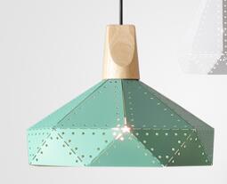 Pendant Light Modern E27 Macron Color Lamp Wood Iron Lampshade Cable 1.2M For Bedroom