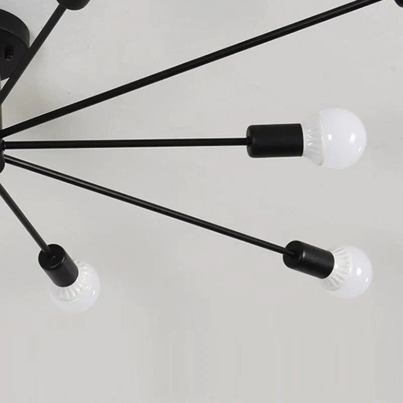 Black Retro Vintage Ceiling Lights Kitchen Fixtures For Dining Living Room Coffee Restaurant Lamp