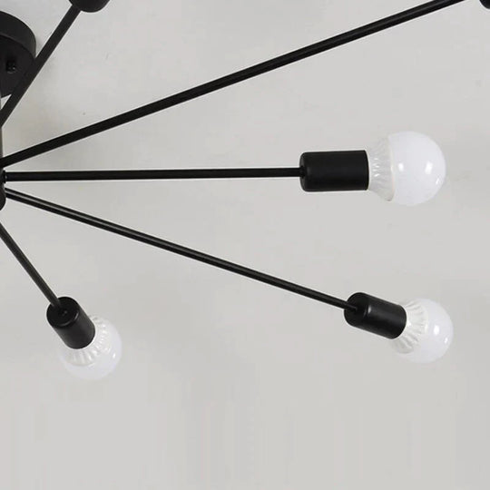Black Retro Vintage Ceiling Lights Kitchen Fixtures For Dining Living Room Coffee Restaurant Lamp