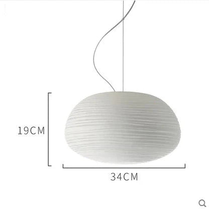Nordic Simlpe Milky White Pendant Lights E27 Glass Single Head Lamp For Living Room Dining Bedroom