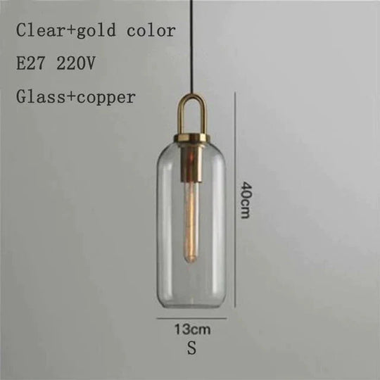 Nordic Modern Simple Glass Ball Led E27 Pendant Lights Interior Lighting Lamps Restaurant Bedroom