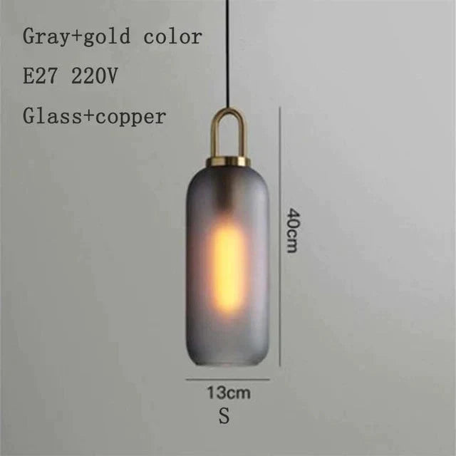 Nordic Modern Simple Glass Ball Led E27 Pendant Lights Interior Lighting Lamps Restaurant Bedroom