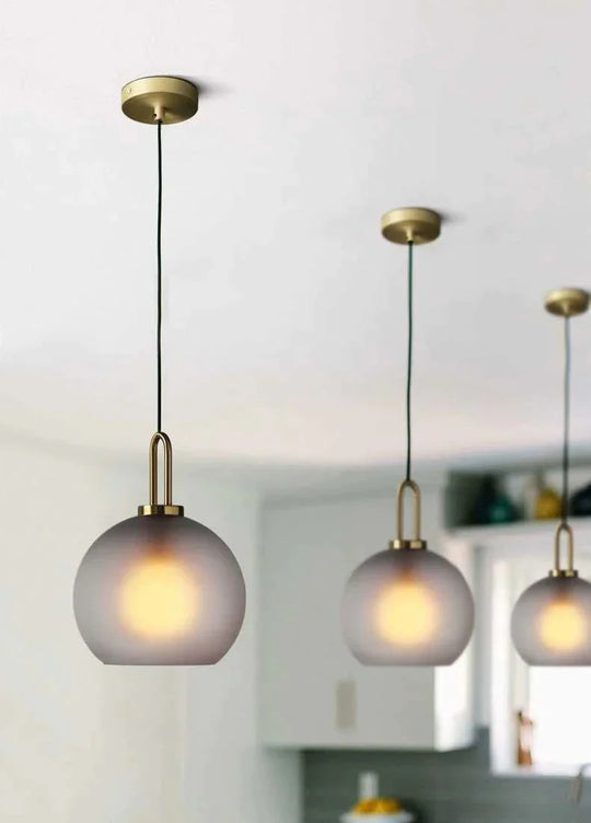 Nordic Modern Simple Glass Ball Led E27 Pendant Lights Interior Lighting Lamps Restaurant Bedroom