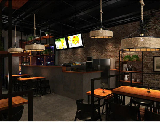 Retro Industrial Creative Modern Design Pendant Lamp Led Loft Decoration E27 Lights Bar Restaurant