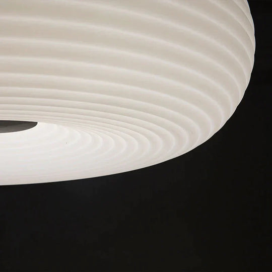 Nordic Pendant Lamp Round Simple Modern Led Acrylic Three - Color Dimming Lamps Living Room Hotel