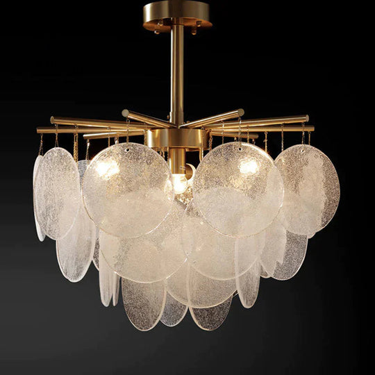 Modern Pendant Light Living Room Minimalist Copper Lighting Dining Lamp Bedroom Brass Pipe Erected