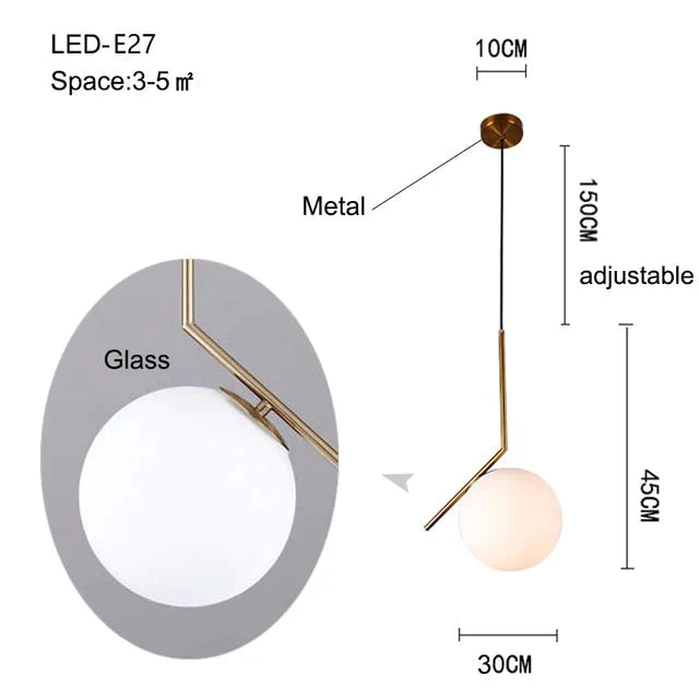 Nordic Pendant Light Modern Dining Bar Decorative Led Lights Art Colored Lamp Bedroom Kitchen