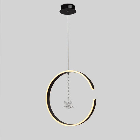 Minimalist Round Pendant Lamps Dining Modern Led Lights Bedroom Dressing Table Small Lamp With