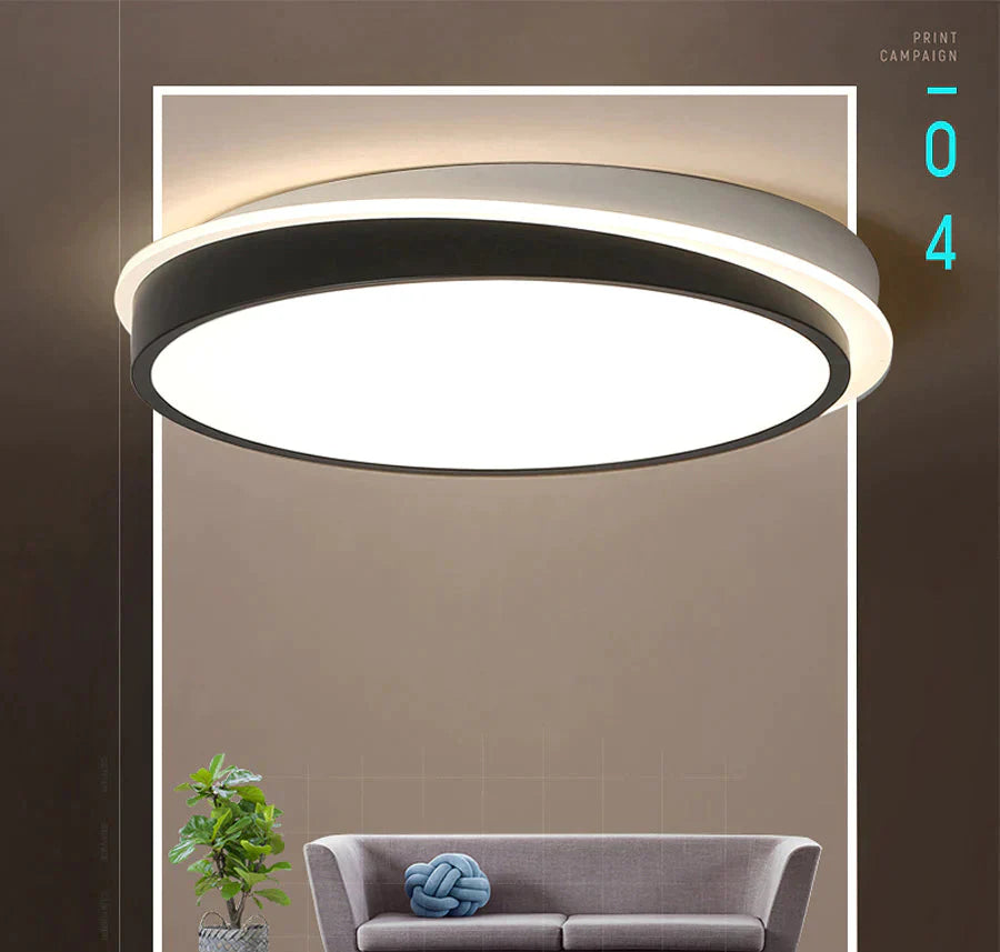Modern Bedroom Ceiling Lights White And Black Boby Color For 8 - 15Square Meters Lamps Luminaria