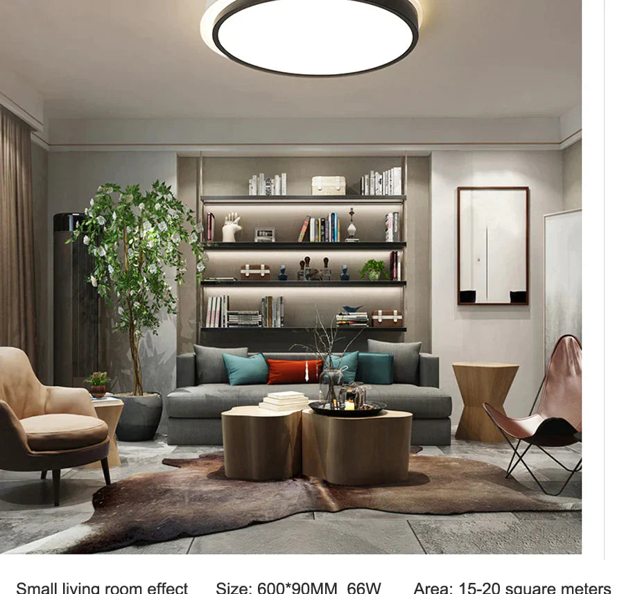 Modern Bedroom Ceiling Lights White And Black Boby Color For 8 - 15Square Meters Lamps Luminaria