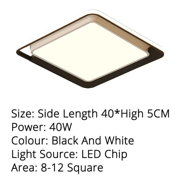 Modern Led Celling Lights Living Bedroom Dining Room Iron Body New Lampshade Lighting Lamp Lustres