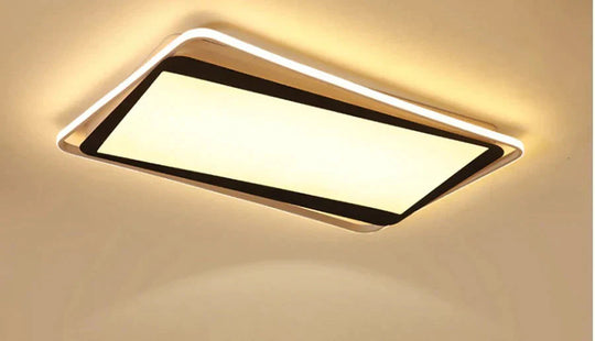 Remote Control Lights Ceiling Led White Frame For Home Lighting Living Room 50W 40W Lampara Techo
