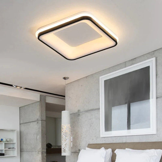 Modern Chandeliers Lighting For Living Room Bedroom Fixture Surface Mounted With Remote Control