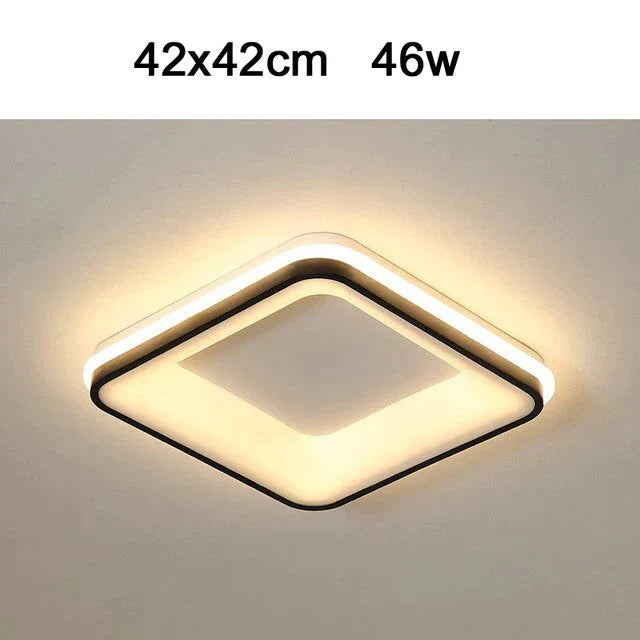 Modern Chandeliers Lighting For Living Room Bedroom Fixture Surface Mounted With Remote Control